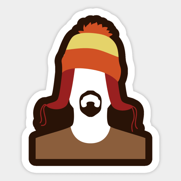 The man they call Jayne Sticker by appliquegeek